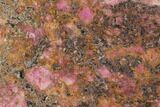 Polished Cobaltoan Calcite Slab - Congo #95005-1